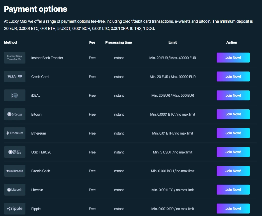 Lucky max payments Lucky max payments.